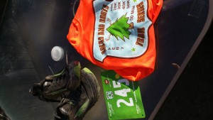 Rocks and Roots bib and race shirt -- achieving millennial