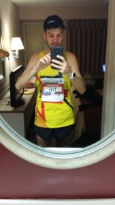 2016 glass city marathon prerace selfie -- achieving millennial
